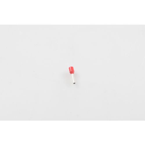 Abiko, endehylse, isolert, 1,5mm² 8mm lang, rød, 1