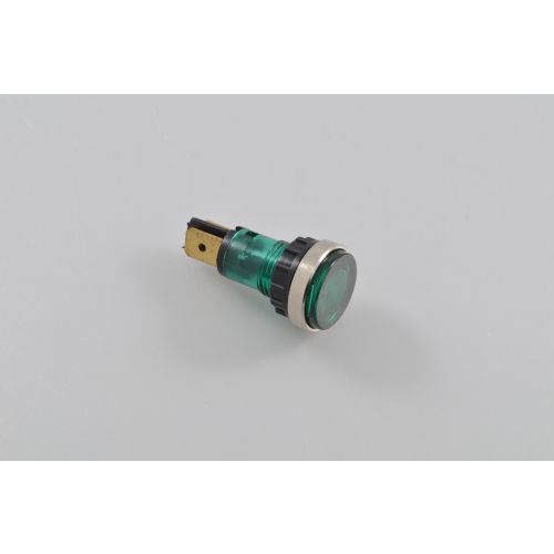 Lampe grønn kort type for kabelsko Hode Ø18mm Hull