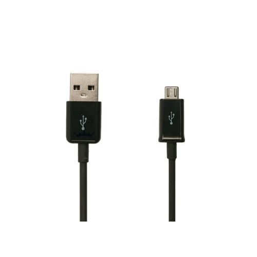 USB-A/USB Micro-B datakabel  2.0-A sort 1 m