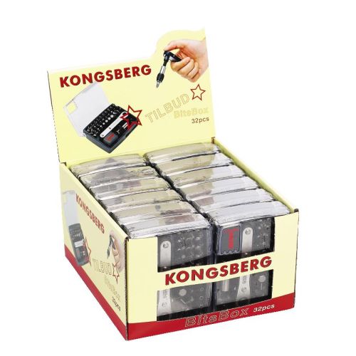 Kongsberg Tools bitsett 32 deler, 61059026
