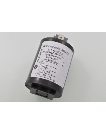 Støyfilter kondensator RFI 250V med hurtigkobling