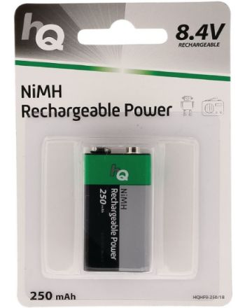 V-Batteri Oppladbar 8,4V NiMH 250mAh