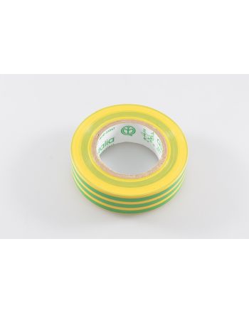 Gul/grønn PVC Elektro tape 0,15mm x 15mm 10m