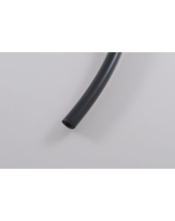 Gummislange sort ø5 x 9 mm - pr. meter