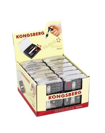 Kongsberg Tools bitsett 32 deler, 61059026