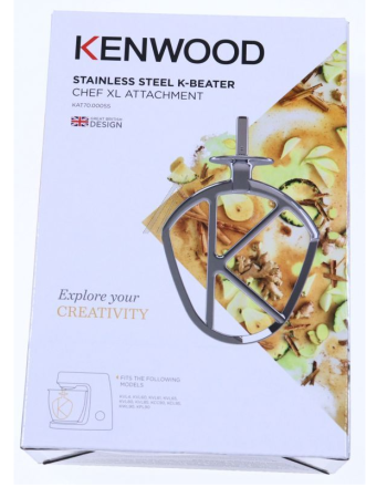 K-spade rustfritt stål Kenwood kjøkkenmaskin