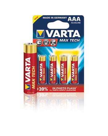 AAA-Batteri Alkaline LR03 1.5 Volt 4-pk